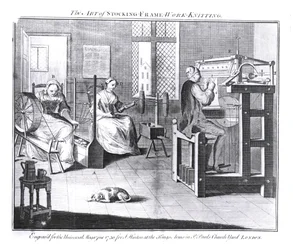 The Art of Stocking-Frame-Work-Knitting, engraved for 
